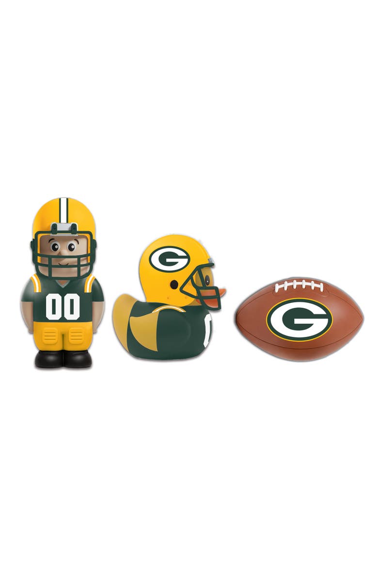 Green Bay Packers NFL Bath Toys, Alternate, color, Multicolor