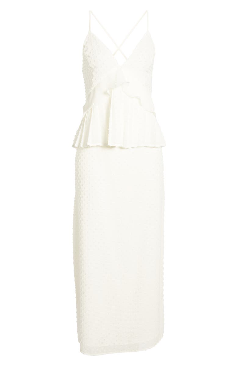 Endless Rose Swiss Dot Maxi Dress, Alternate, color, 