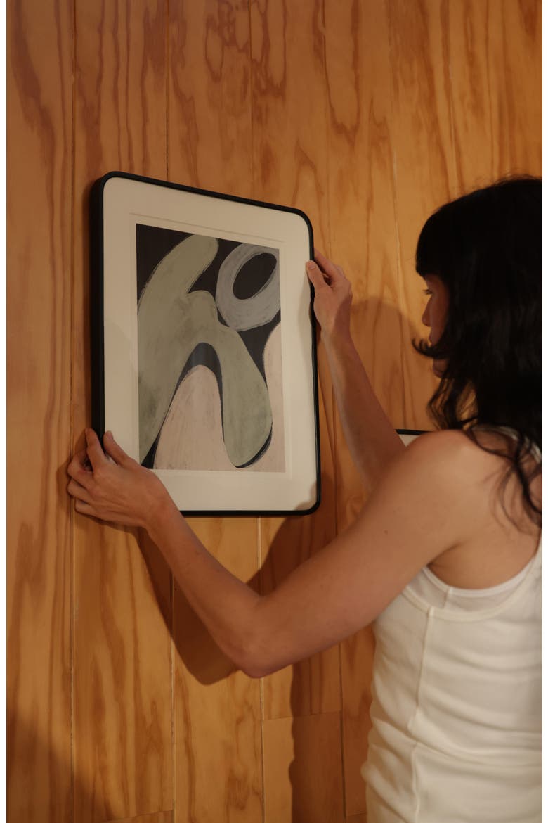 The Rounded Frame, Alternate, color, BLACK