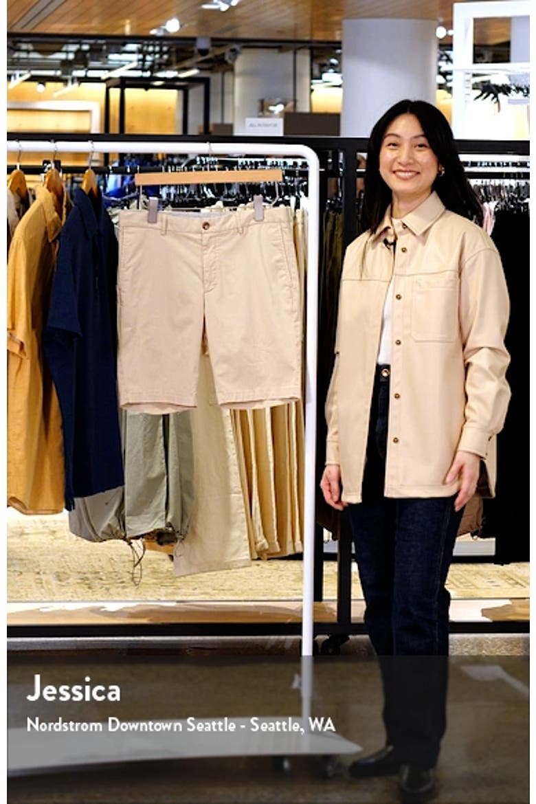 Microsanded Cotton Stretch Twill Shorts video