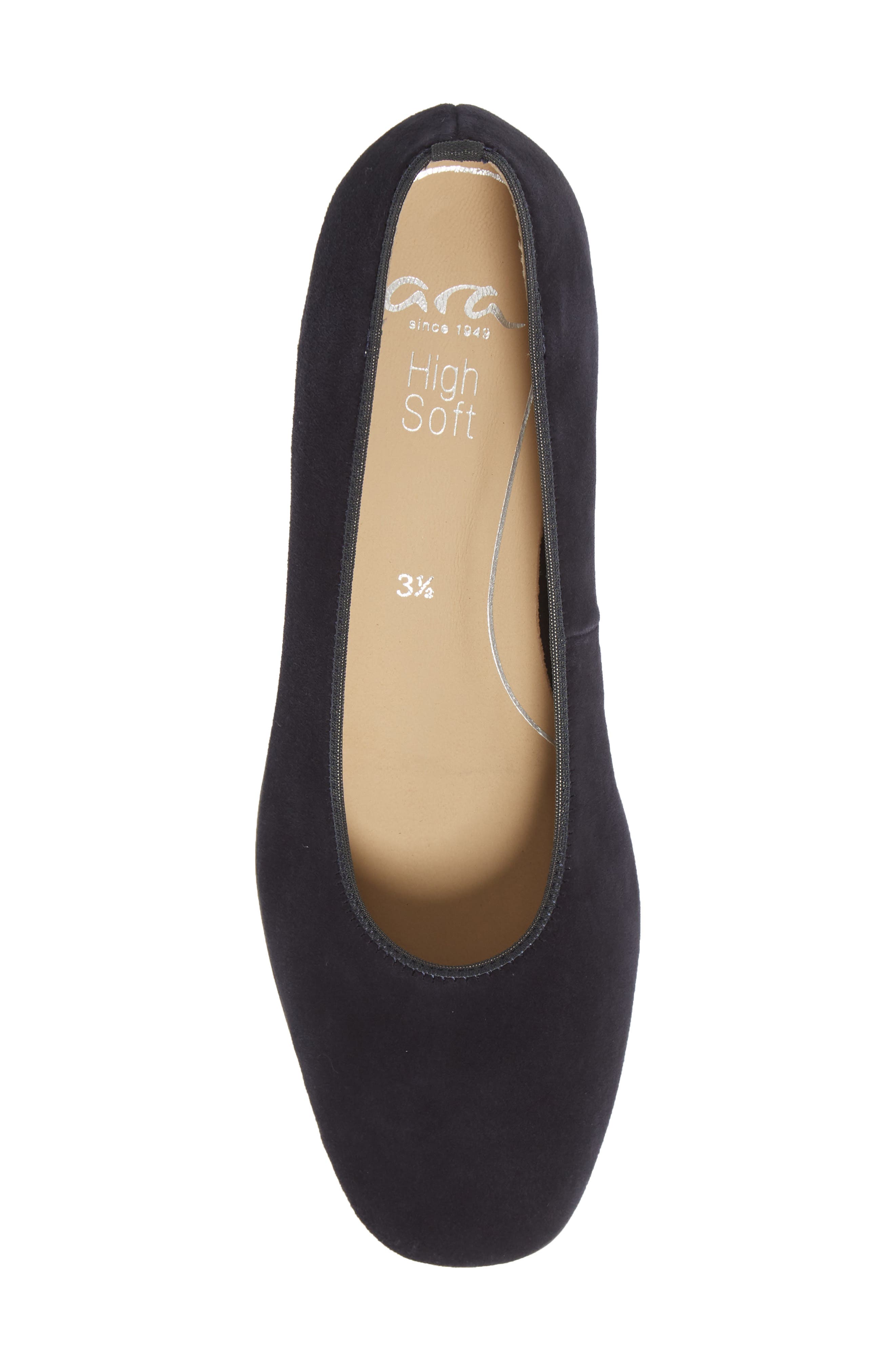 ara Gabrielle Pump, Alternate, color, Navy Suede