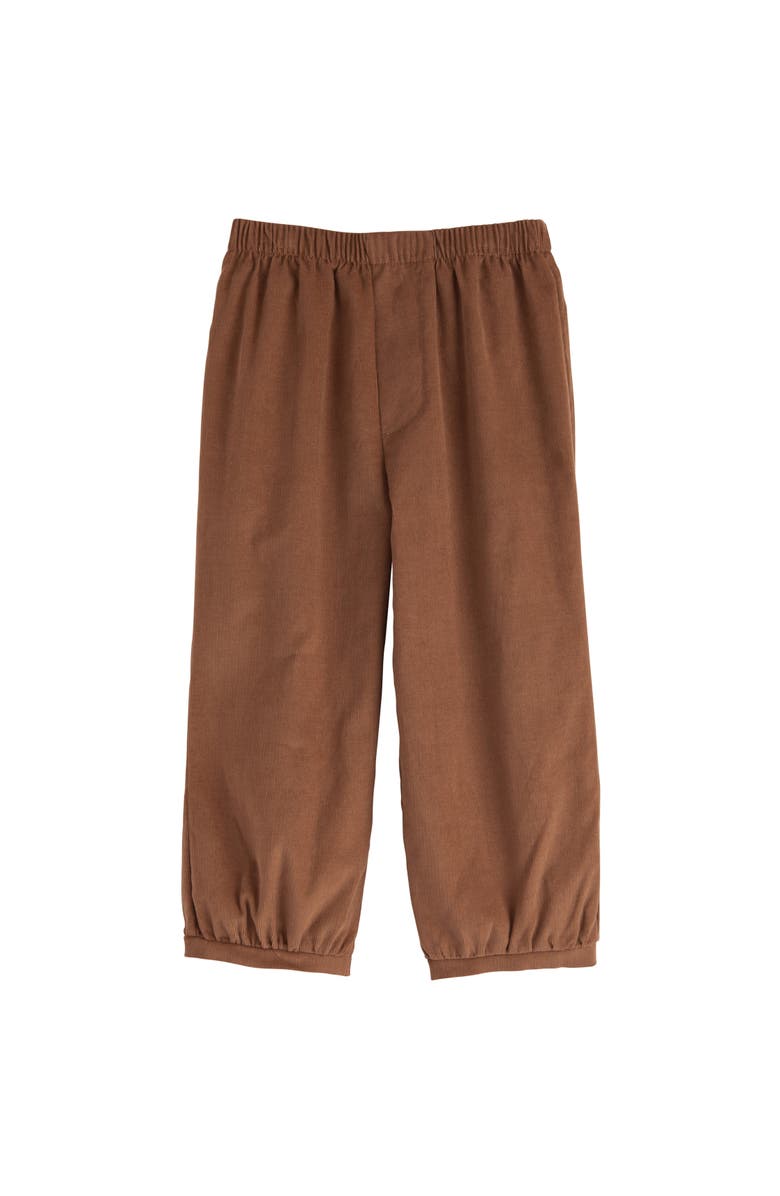 Little English Kids' Banded Pant, Main, color, Chestnut Corduroy
