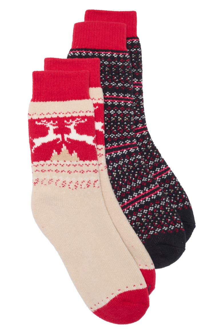 2-Pack Crew Socks, Main, color, CABIN