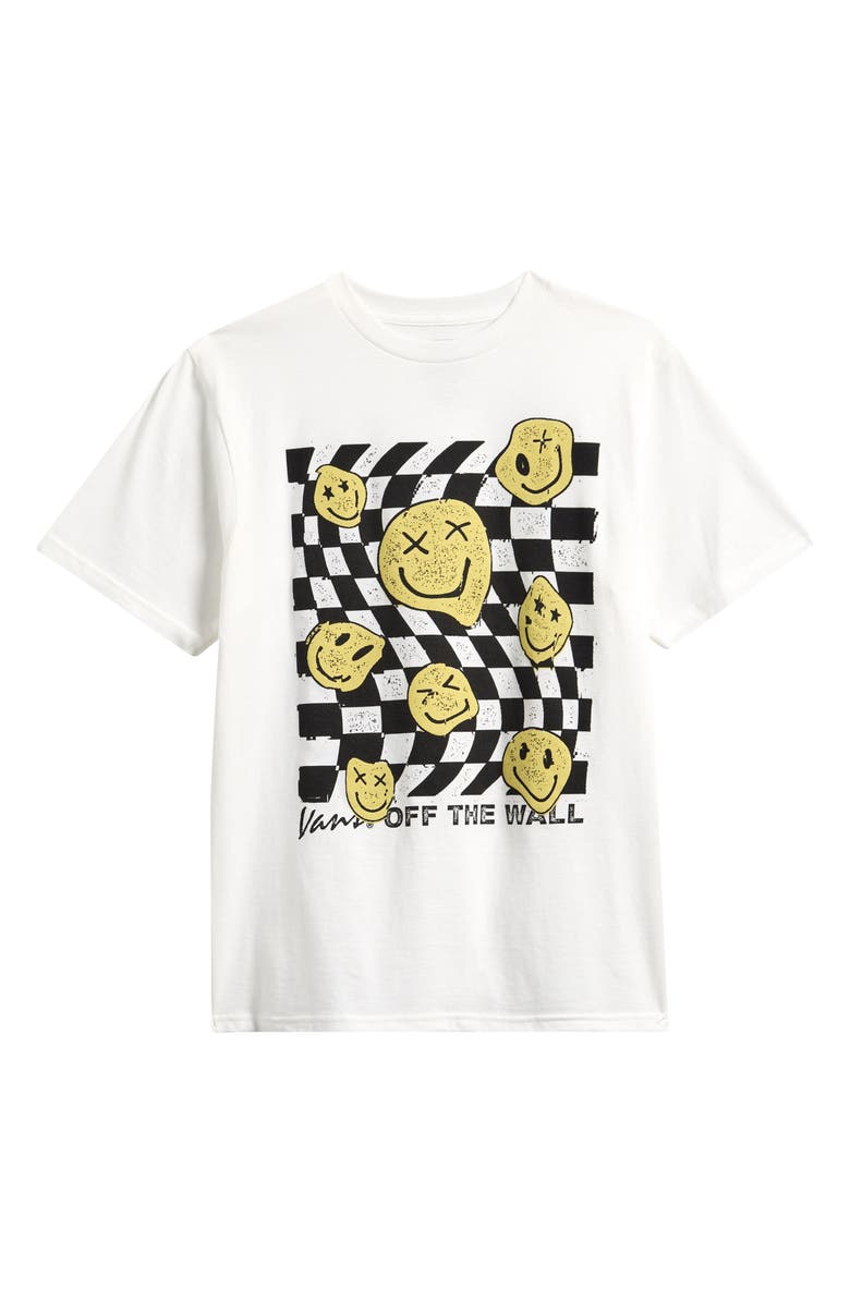 Vans Kids' Twister Joy Cotton Graphic T-Shirt, Main, color, White