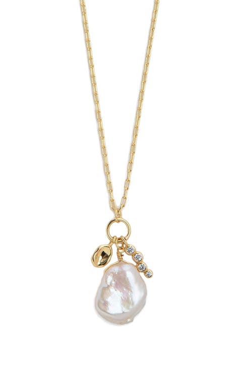 Cabana Pearl Charm Necklace main image 1