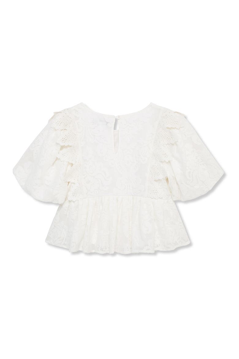 Kids' Lace Top, Alternate, color, OFF-WHITE
