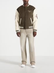 Manière De Voir Equestrian Wool-Blend Varsity Jacket