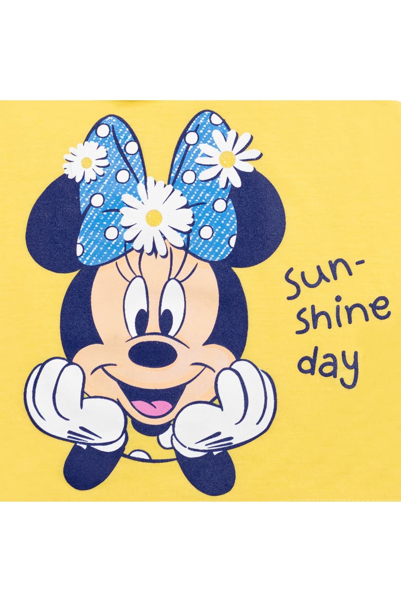 Minnie Mouse Top and Shorts Set, Alternate, color, Yellow Blue Daisy