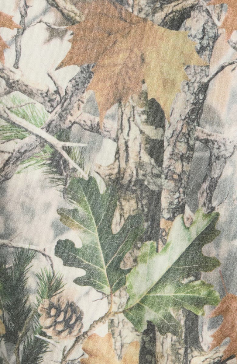 PacSun Chaos Appliqué Camouflage Zip Hoodie, Alternate, color, Green