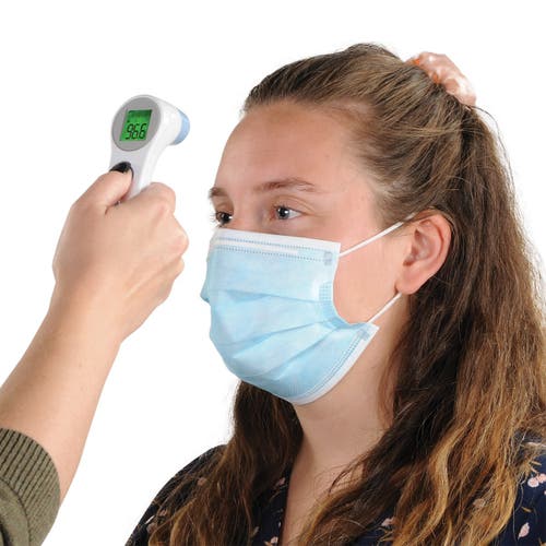 Kaplan Early Learning Company Economy Infrared Forehead Thermometer In White