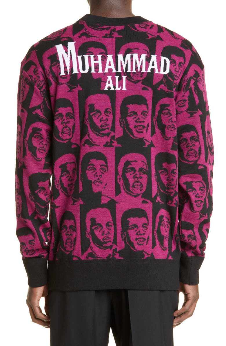Champion Tears x Muhammad Ali<sup>™</sup> Intarsia Sweater, Alternate, color,
