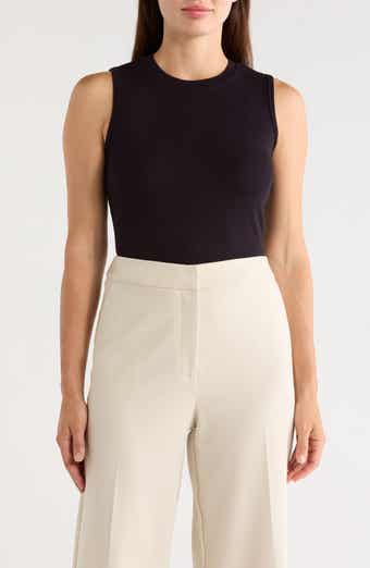Crewneck Ribbed Tank