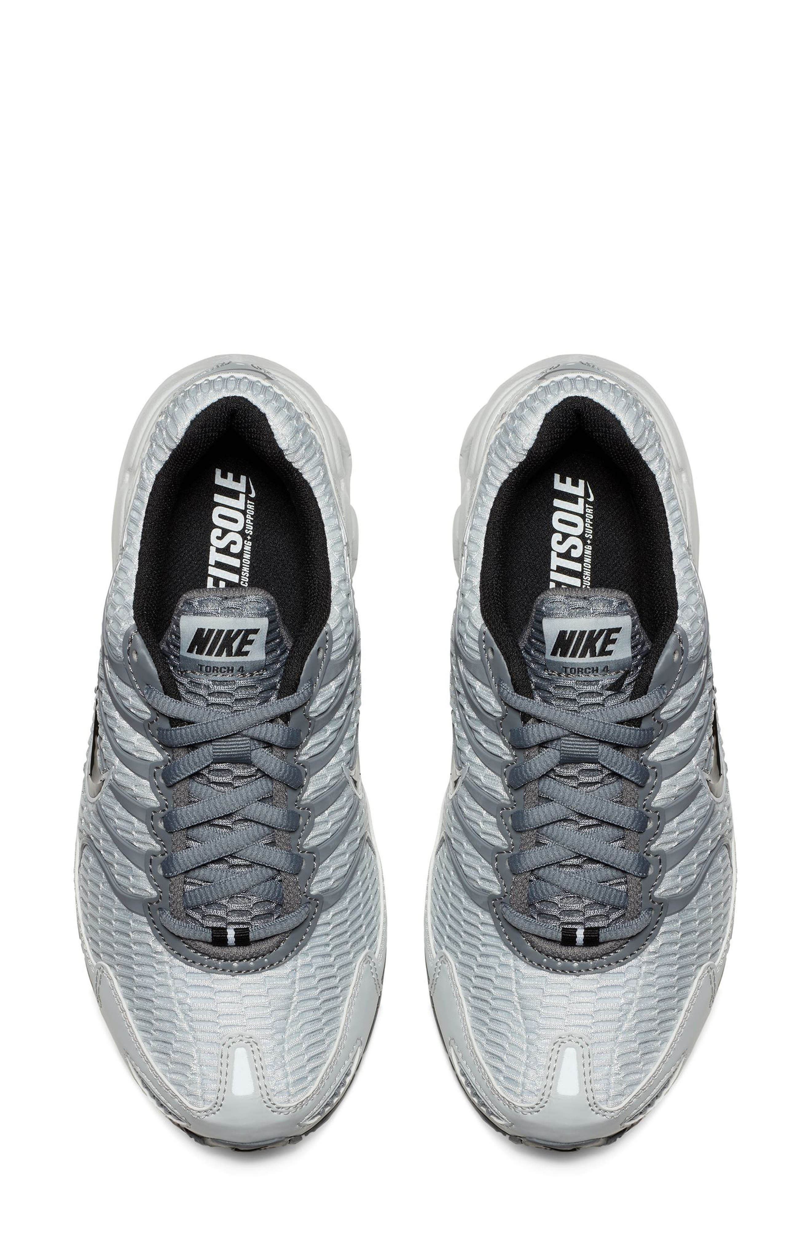 Air Max Torch 4 Running Sneaker, Alternate, color, PLATINUM/ BLACK-COOL GREY