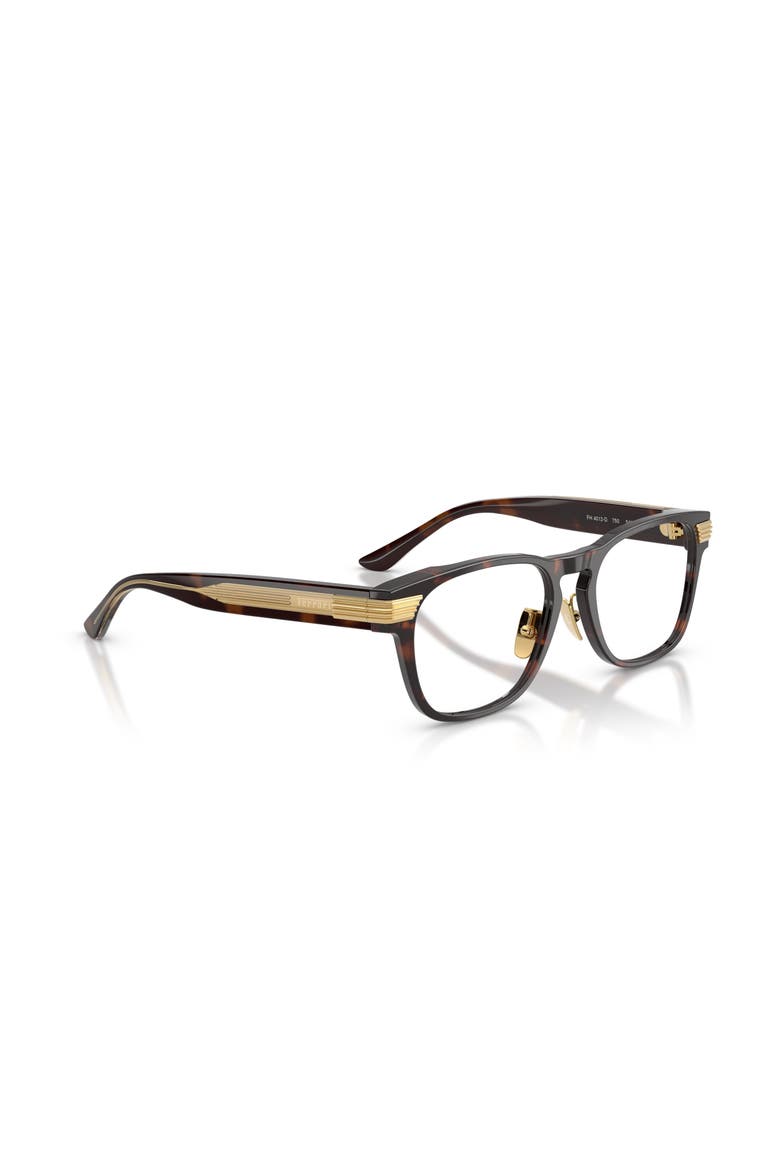 52mm Rectangle optical glasses, Alternate, color, Tortoise