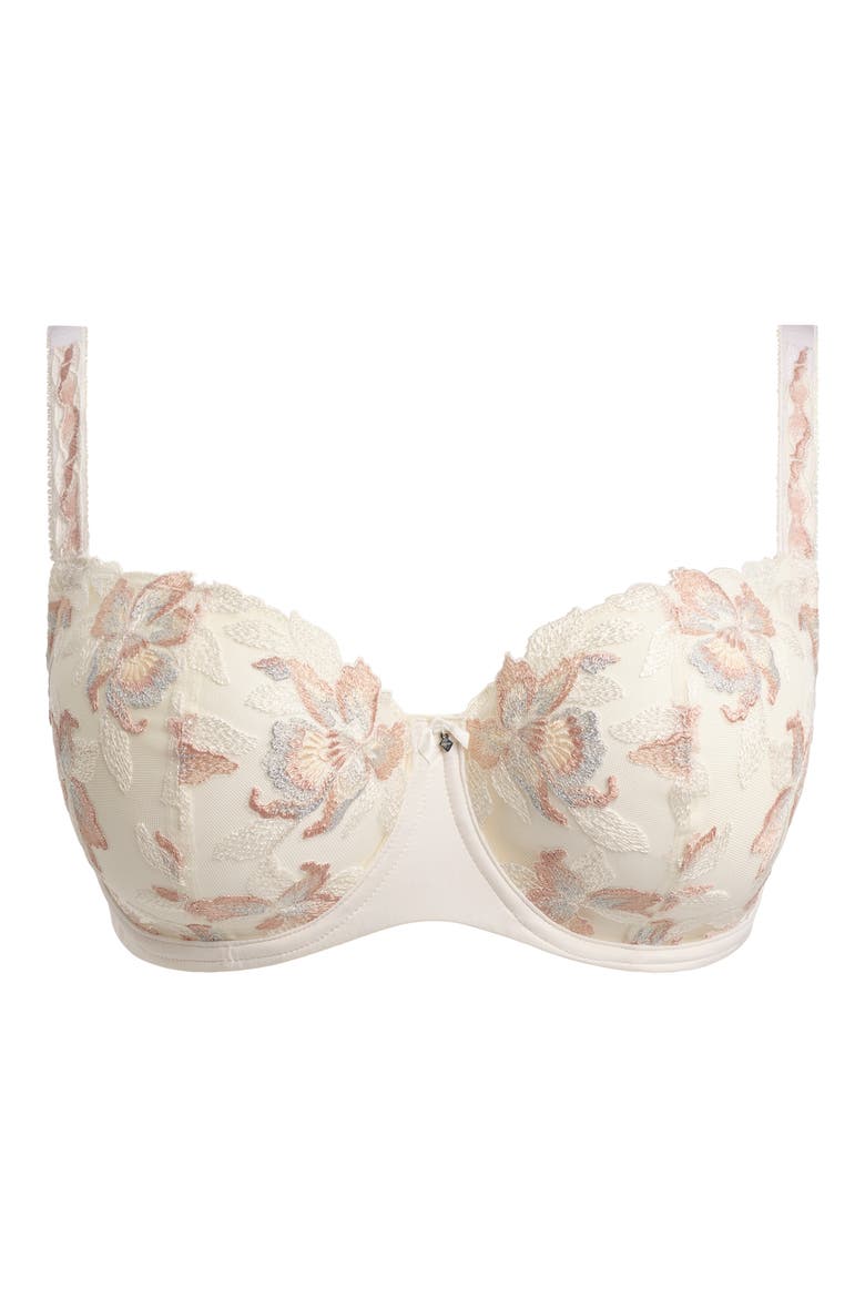 Magdalena Underwire Balconette Bra, Alternate, color, IVORY