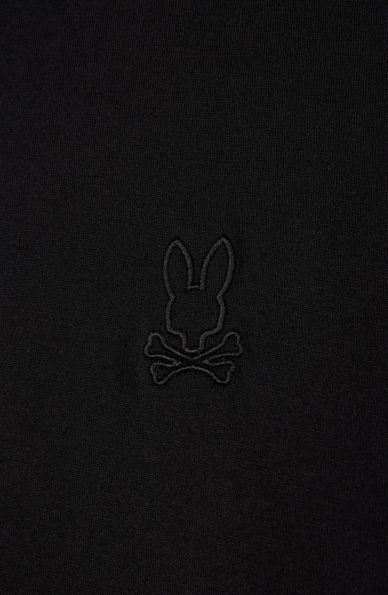Psycho Bunny James Embroidered Logo T-Shirt, Alternate, color, Black
