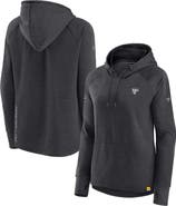 FANATICS Women's Fanatics Branded  Heather Charcoal Pittsburgh Penguins Authentic Pro Pullover Hoodie