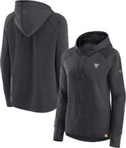 FANATICS Women's Fanatics Branded  Heather Charcoal Pittsburgh Penguins Authentic Pro Pullover Hoodie