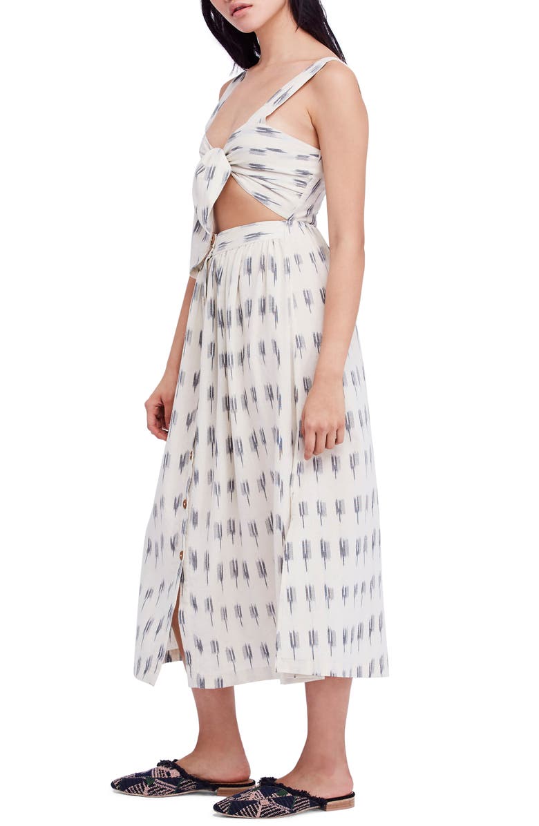 Free People Caldasi Midi Dress, Alternate, color, 