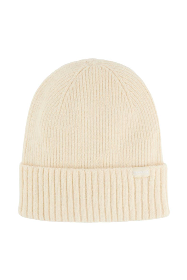 Basic Ribbed Beanie, Main, color, Light Vanilla