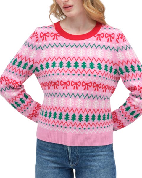 Wool-cashmere Christmas Fairisle Sweater