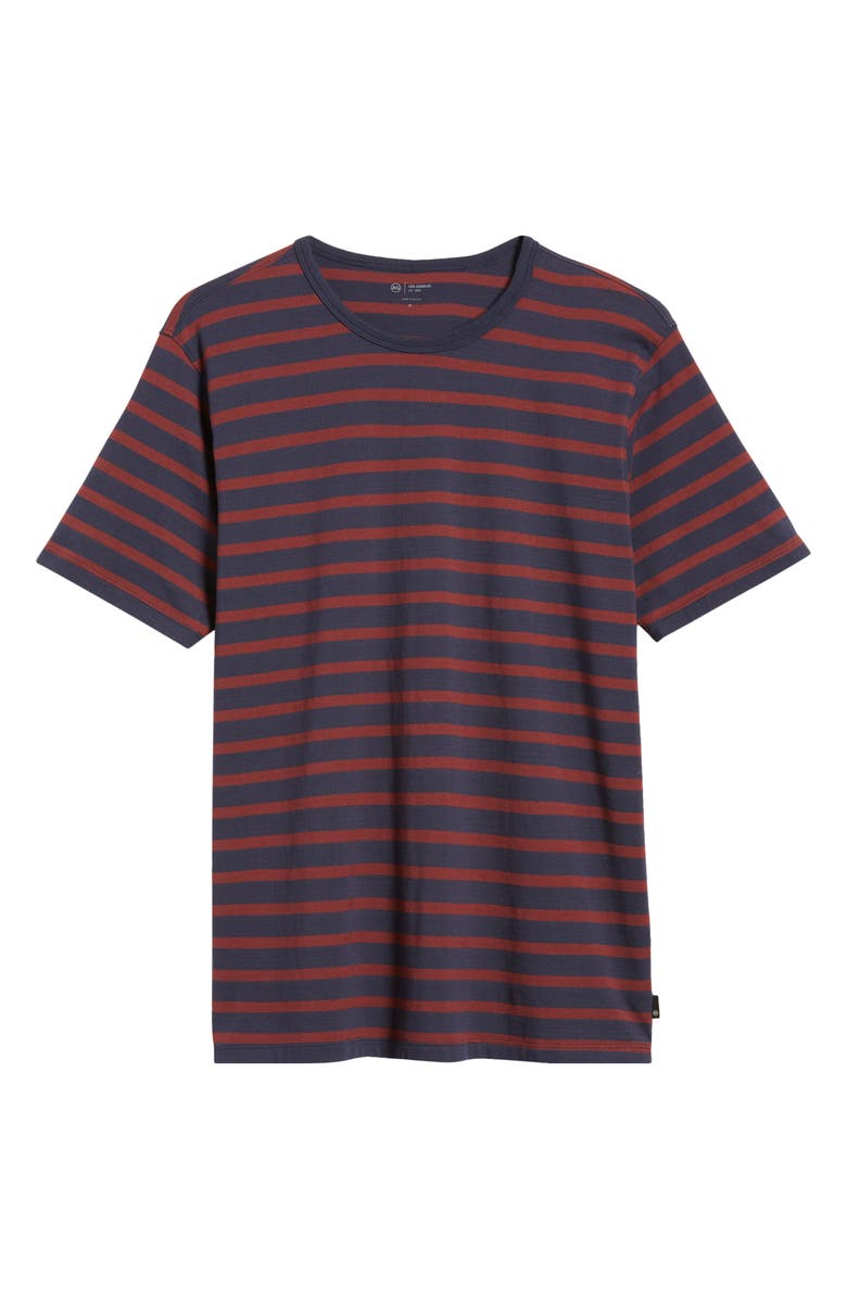 AG Bryce Stripe Crewneck T-Shirt, Alternate, color, 