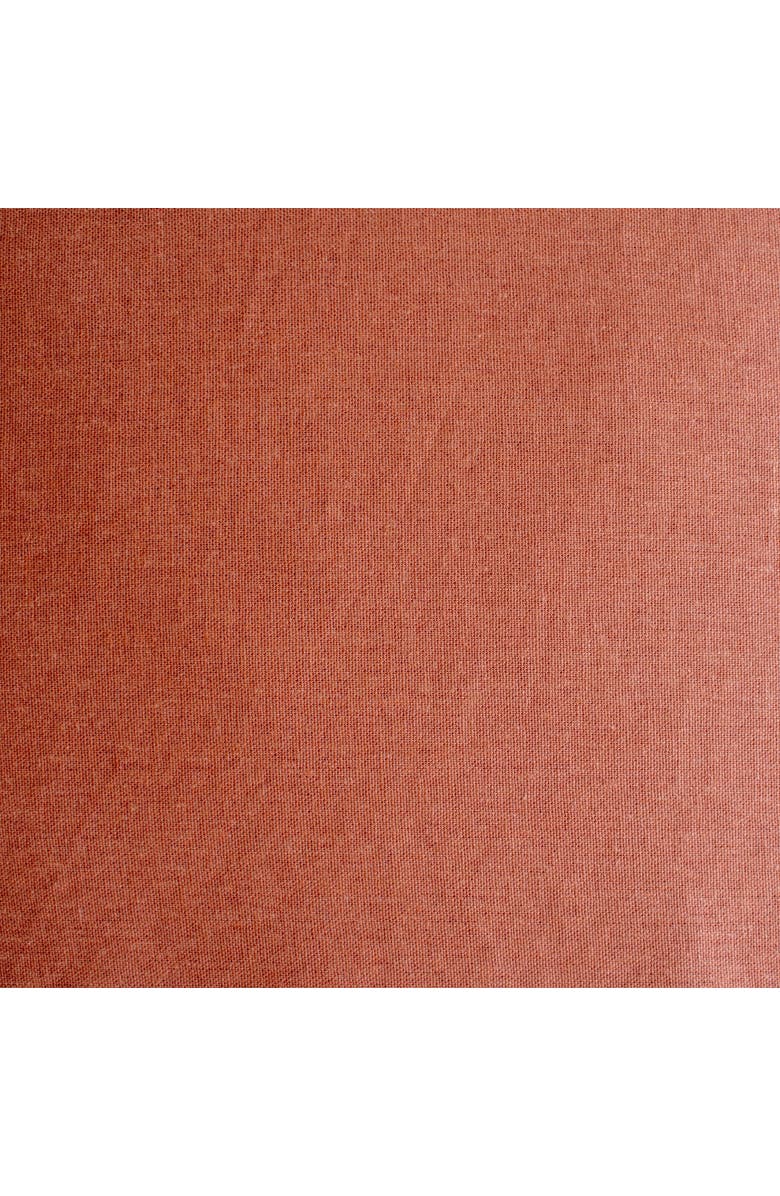 Apartment F Everyday Linen Pillow, Alternate, color, Chocolate