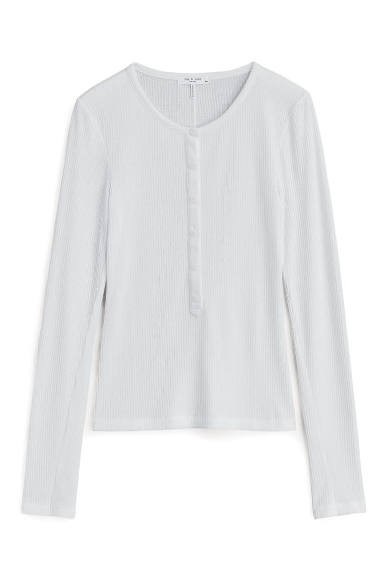 The Rib Henley, Alternate, color, WHITE