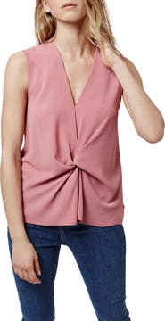 Topshop Tucked Sleeveless Blouse