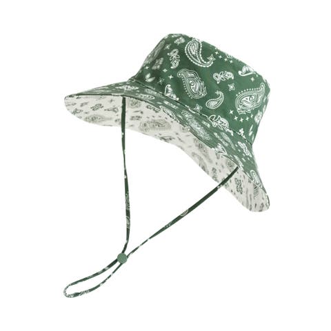"Paisley" Cotton Reversible Sun Hat