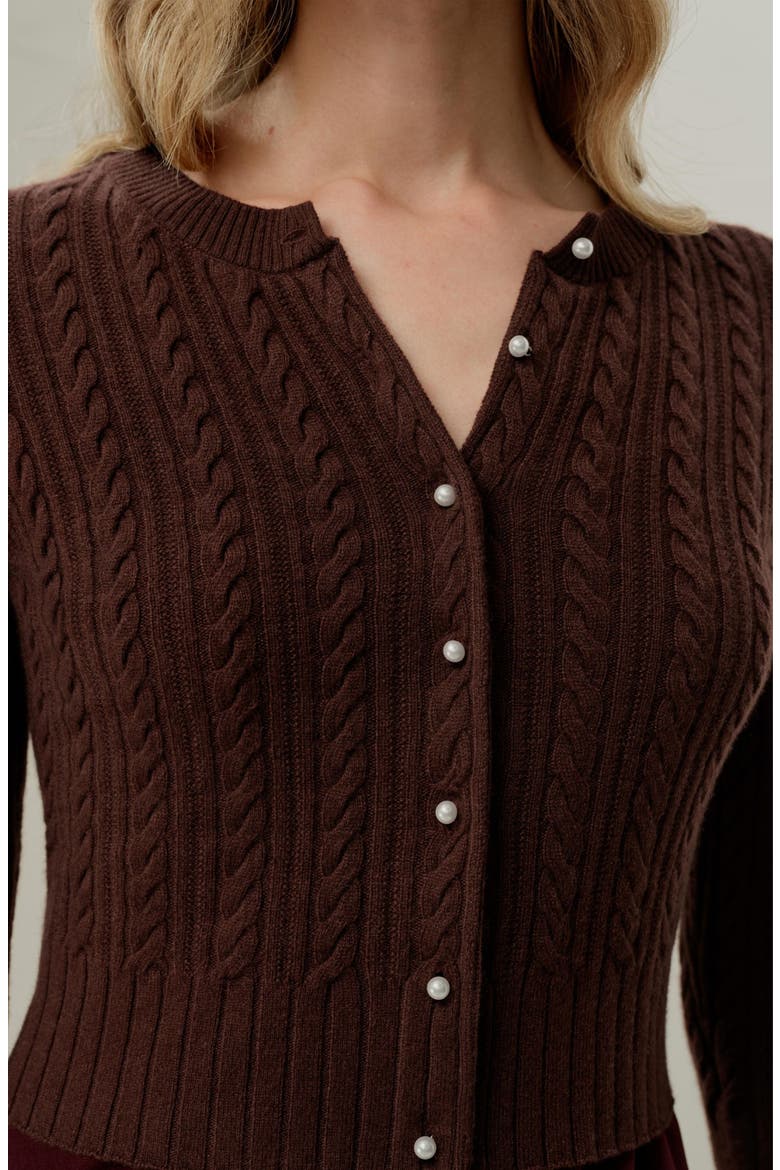 Women's The Hawthorn Cardigan, Alternate, color, Red Clay