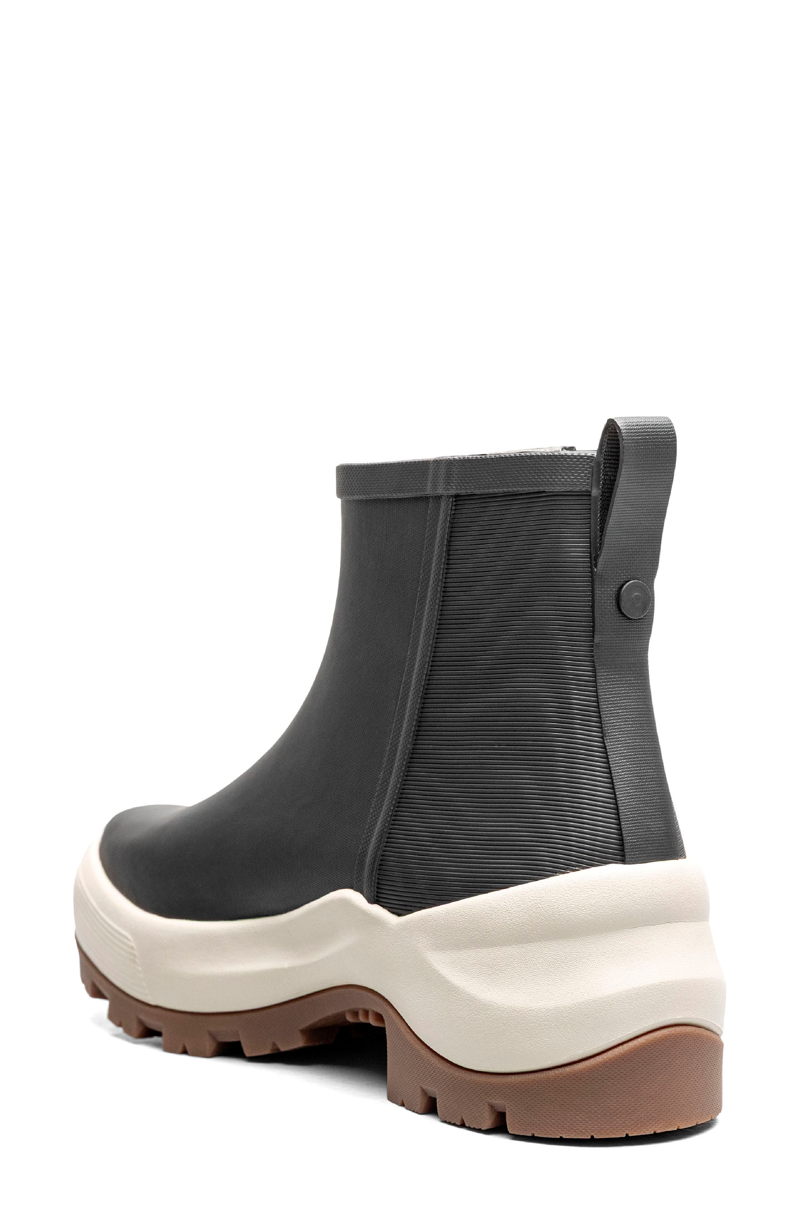 Piper Zip Rain Bootie, Alternate, color, BLACK MULTI