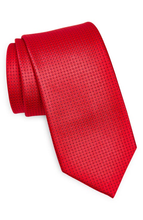 Square Dot Silk Tie
