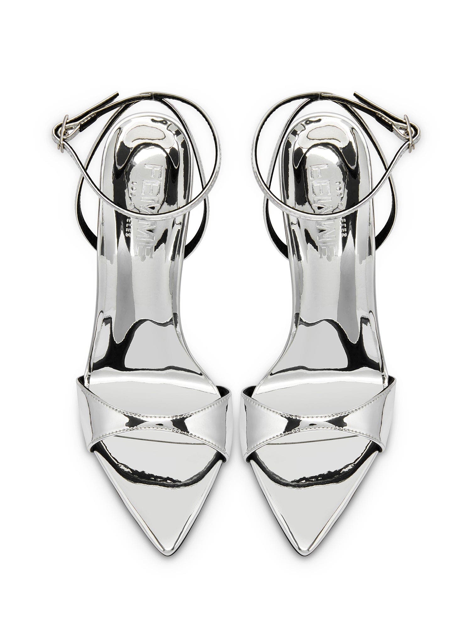 FEMME GG Heel Sandal, Alternate, color, Silver