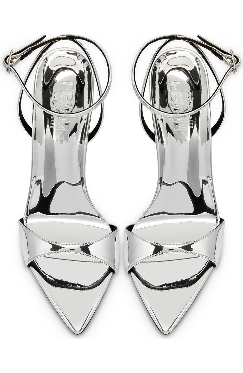 FEMME GG Heel Sandal, Alternate, color, Silver