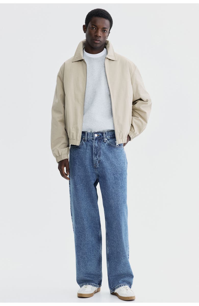 H&M Baggy Jeans, Alternate, color, Medium Denim Blue