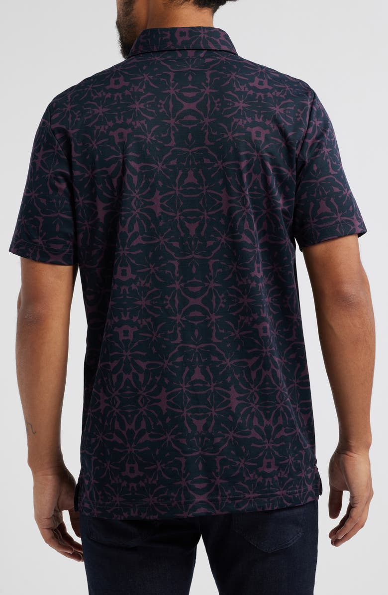 Vine City Floral Piqué Polo