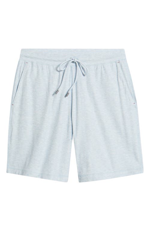 Daniel Buchler Ribbed Rayon Blend Drawstring Pajama Shorts