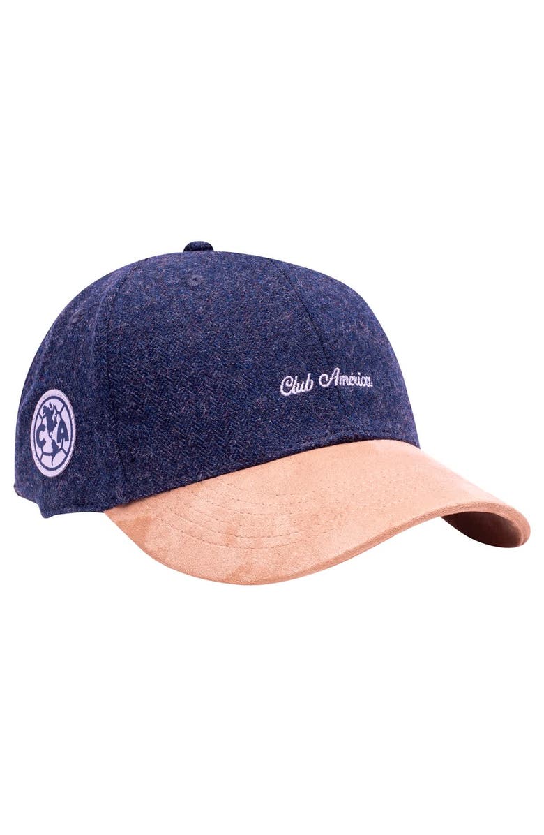 FAN INK Men's Fan Ink  Navy/Tan Club America Noble Adjustable Hat, Main, color, 