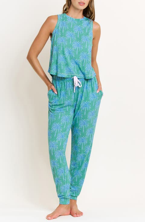 Star Seeker Brushed Jersey Tank & Pant Pajamas
