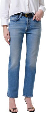 Citizens of Humanity Savannah High Waist Slim Straight Cigarette Jeans