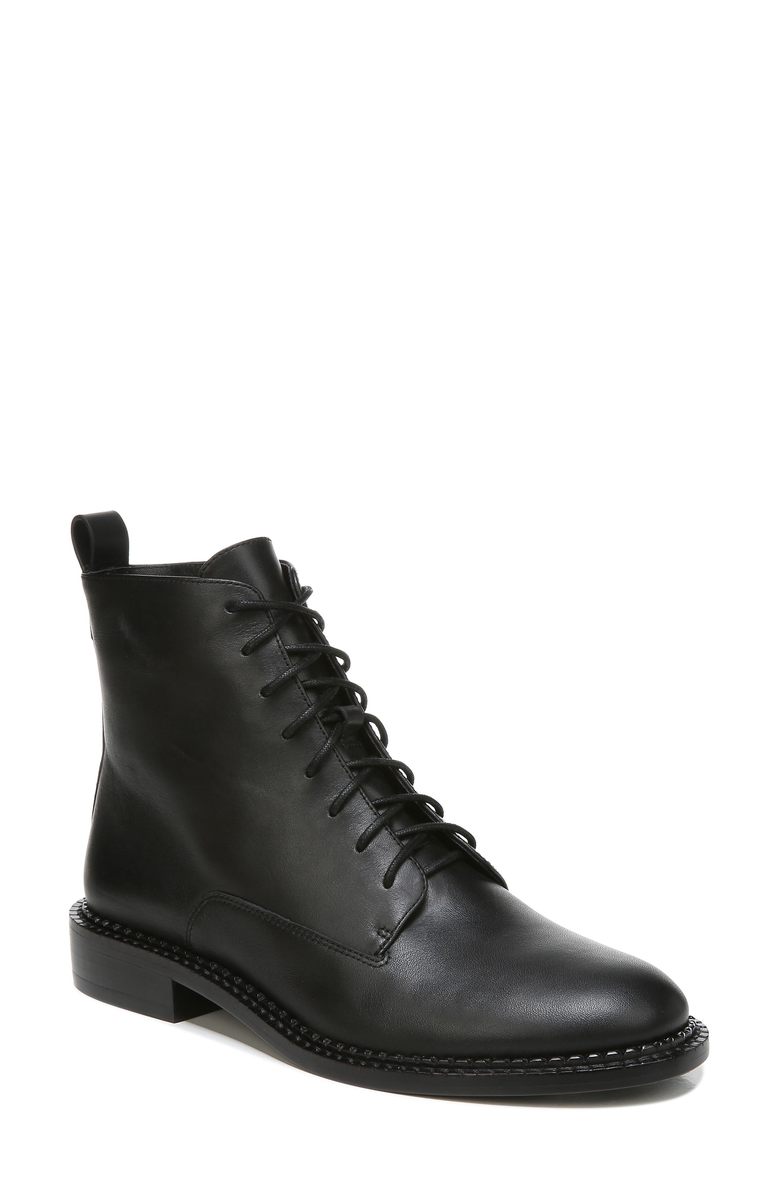 Cabria Lace-Up Boot, Main, color, BLACK/ BLACK