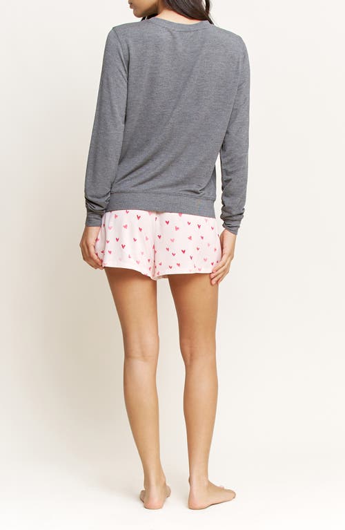 Honeydew Sugar Sweetheart Short Pajamas In Pink