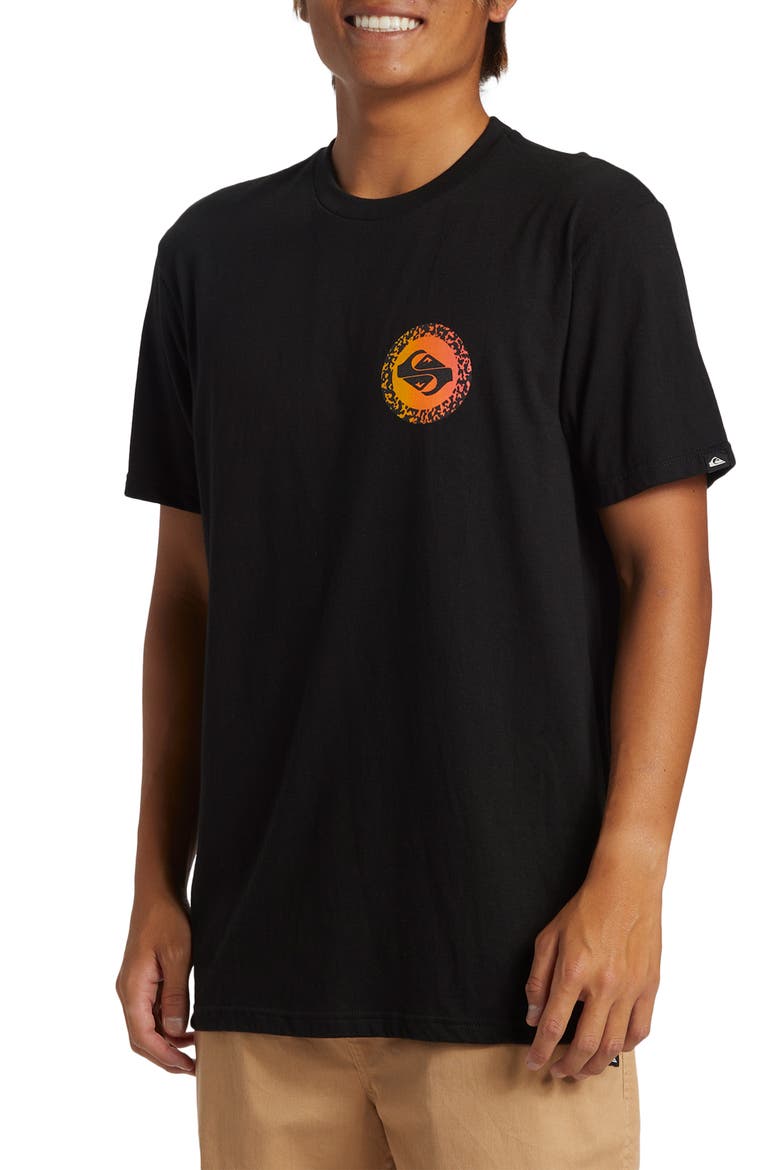 Long Fade Graphic T-Shirt, Alternate, color, BLACK