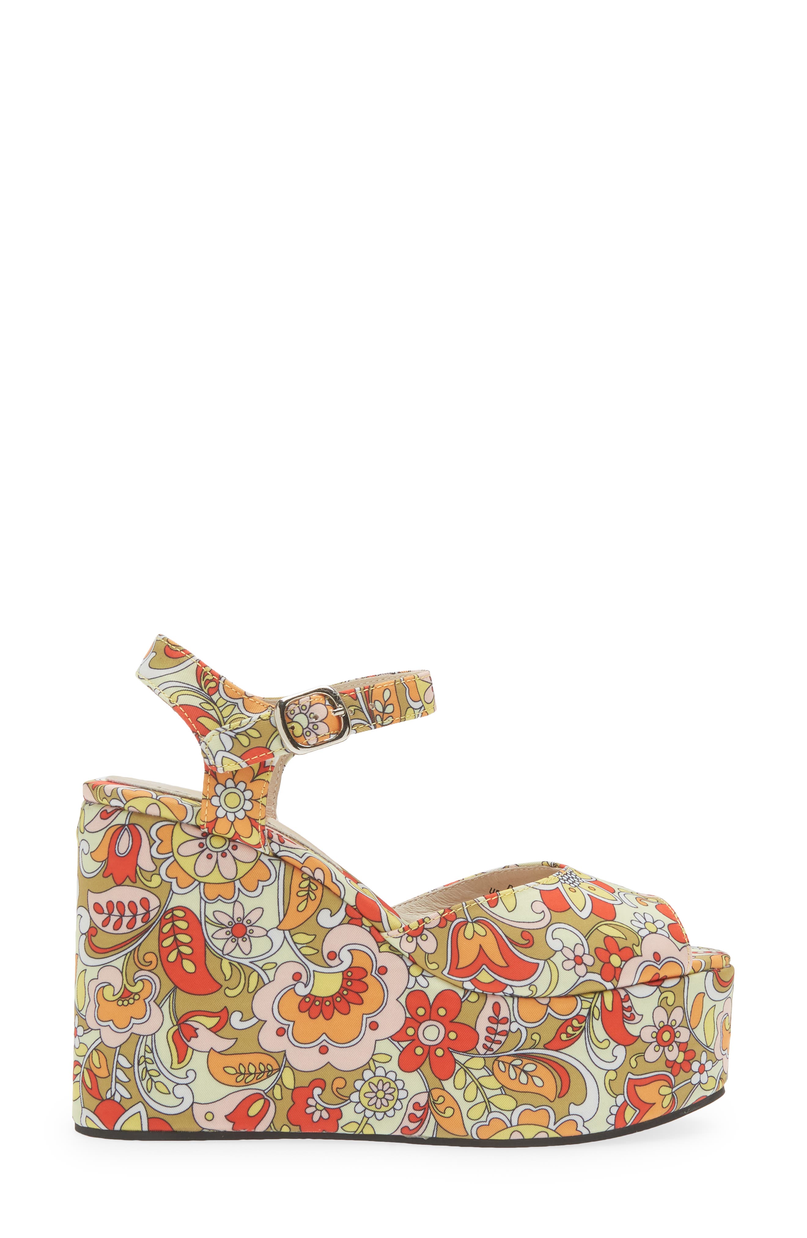 Jeffrey Campbell Dazing Wedge Platform Sandal, Alternate, color, 