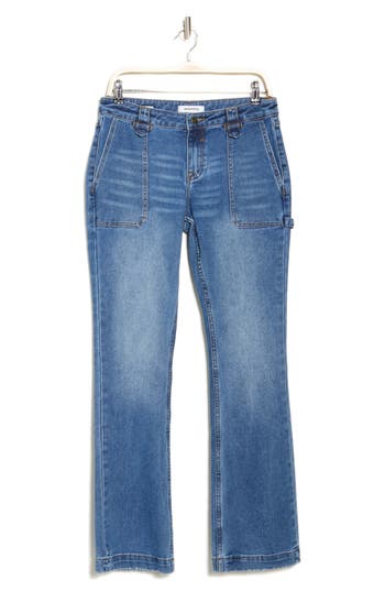 Vigoss Carpenter Bootcut Jeans In Medium Wash