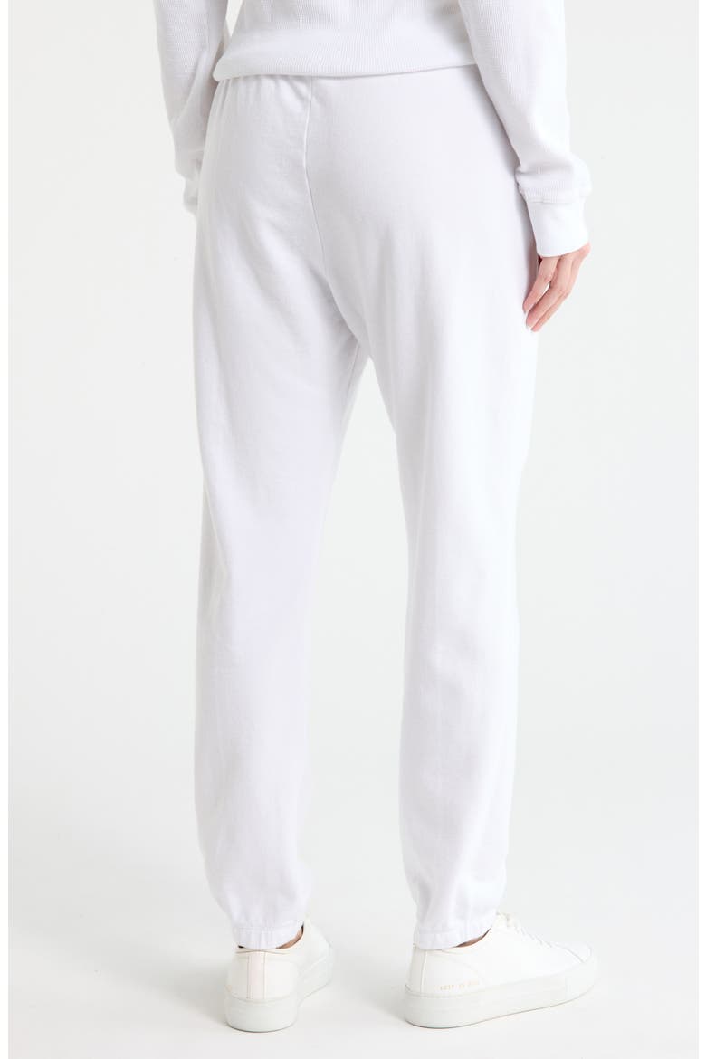 French Terry Joggers, Alternate, color, WHITE