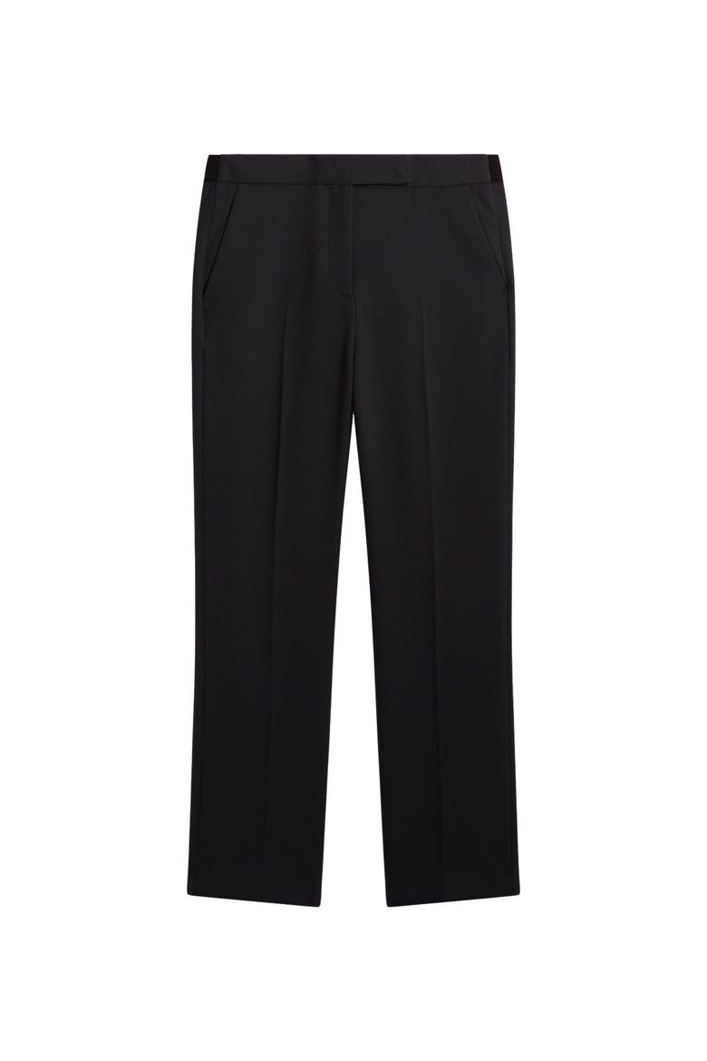 May Velvet Cropped Trousers, Alternate, color, Cinnamon