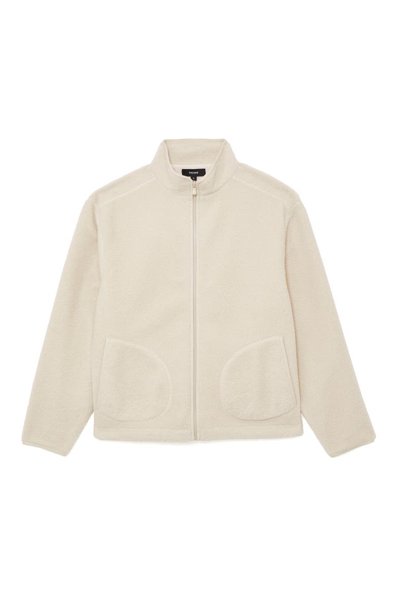 Toscana High Pile Fleece Jacket, Alternate, color, ECRU
