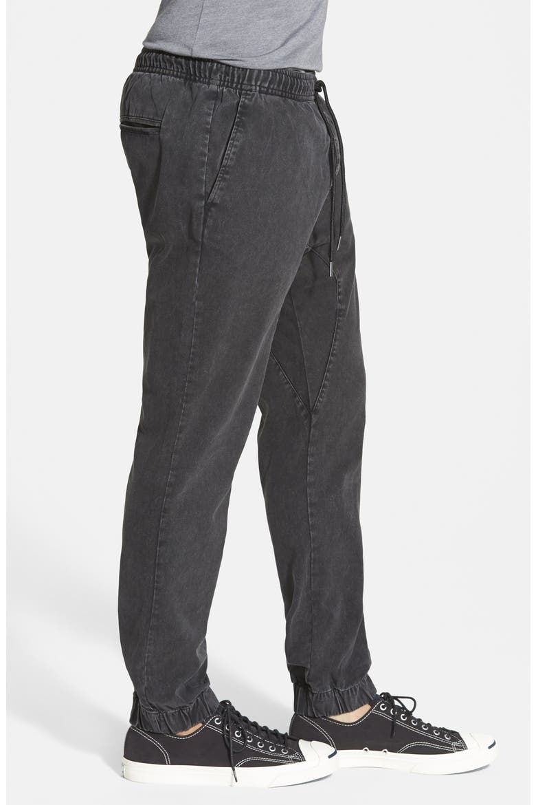 Jogger Chinos, Alternate, color, BLACK